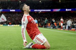 马丁内利：我加盟阿森纳已经六年半，能够出战这种比赛意义重大