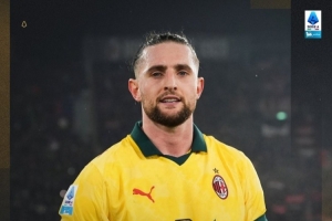 传射建功！拉比奥特当选米兰vs博洛尼亚全场最佳球员