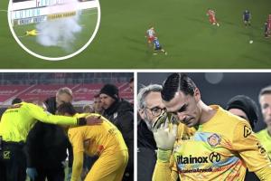 意媒：警方宣布对丢鞭炮的国米球迷实施延时逮捕，涉事球迷仅19岁