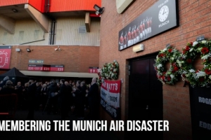 曼联官方：周六迎战热刺赛前，将举行慕尼黑空难纪念仪式